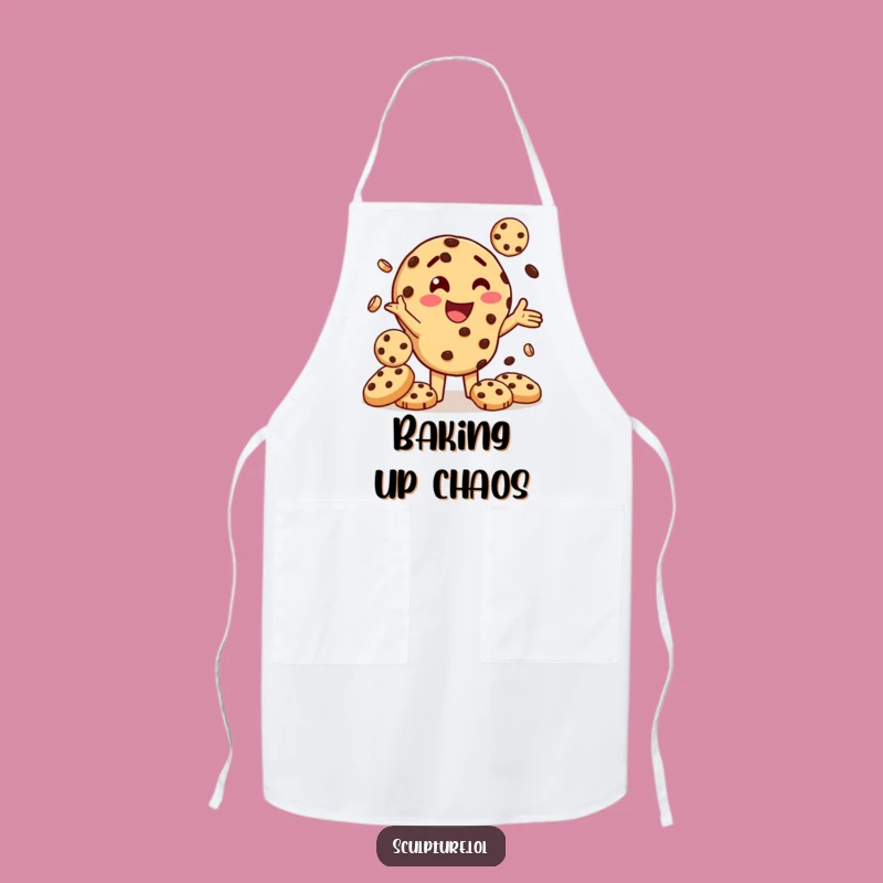 Funny Cookie Juggling Apron: Bake and Laugh with Joy!