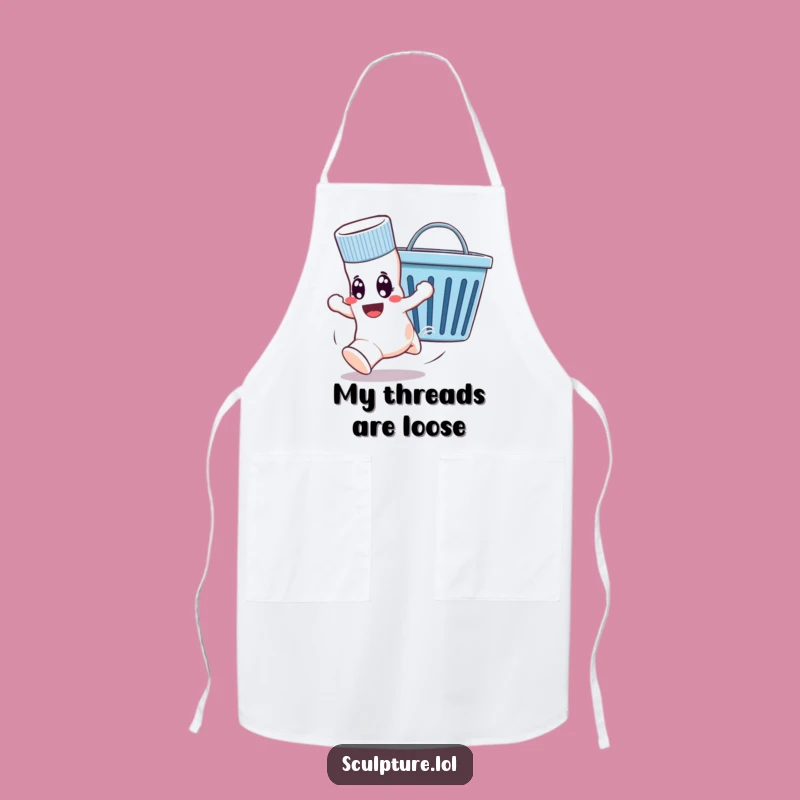 Funny Runaway Sock Apron: Hilarious Kitchen Wear for Laundry Escape Artist, Funny Gift