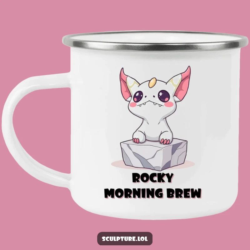 Funny Marble Mug: Bizarre Art, Outdoor Humor