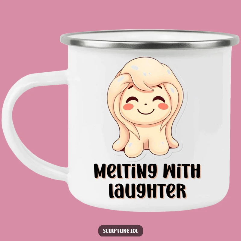 Durable Funny Wax Sculpture Camping Mug: Adventure with Amusement