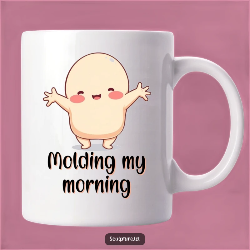 Funny Clay Blob Mug: Comical Stretch Gift for Playful Souls