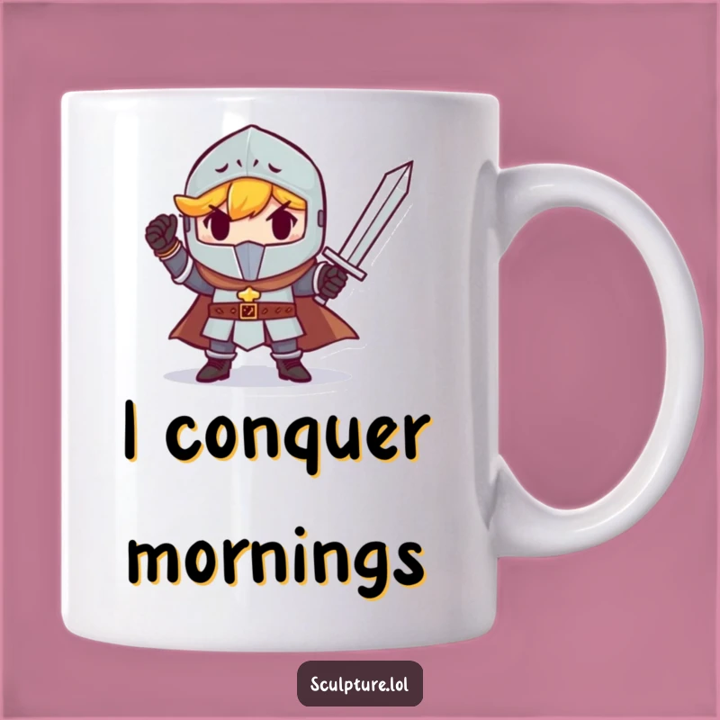 Funny Knight's Tiny Sword Triumph Mug - Brave & Hilarious Gift!