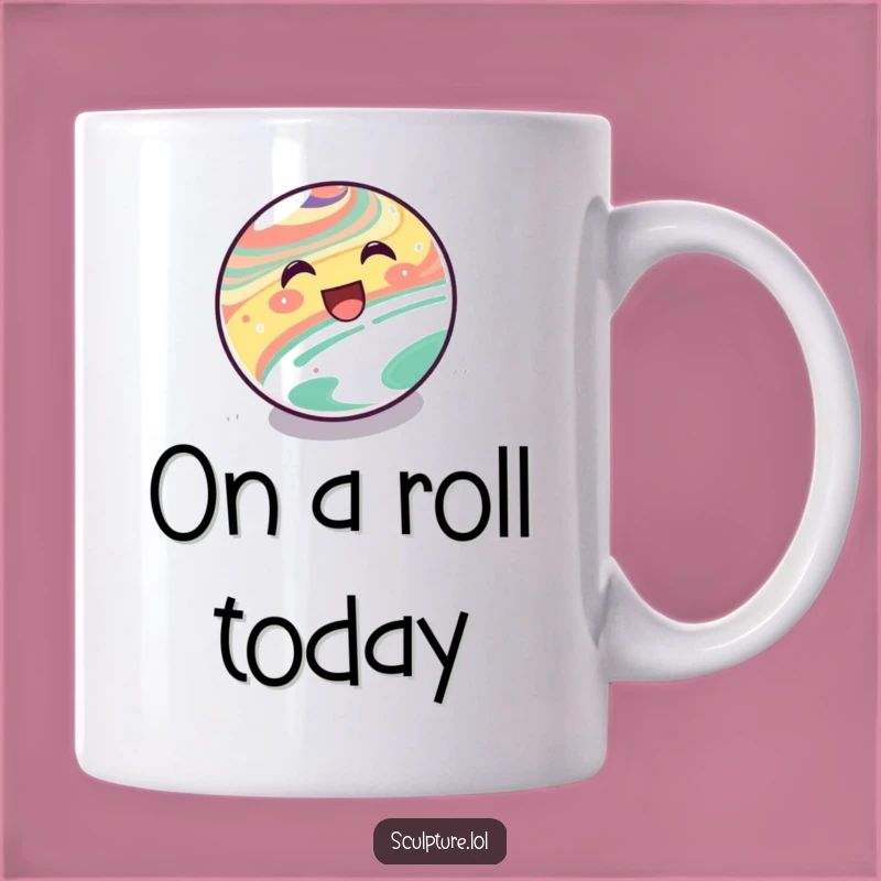 Funny Rolling Marble Mug: Hilarious Gift for Game Lovers & Fun Seekers!