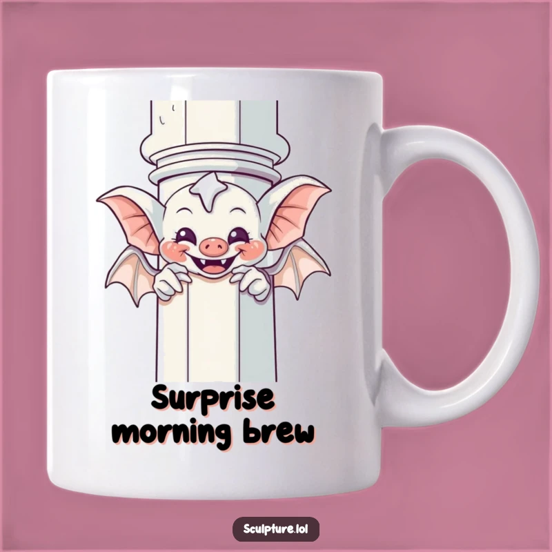 Funny Giggling Gargoyle Peek-a-Boo Mug - Hilarious Gothic Surprise Gift