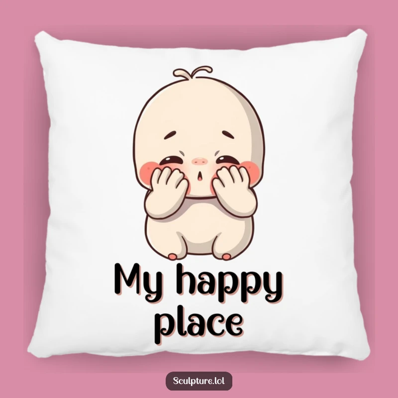 Funny Chubby Clay Pillow: Soft Face Smush Comfort, Perfect Funny Gift
