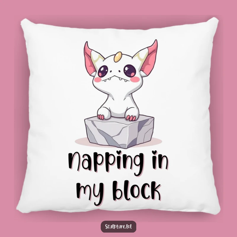 Funny Marble Pillow: Cozy Bizarre Art, Hilarious Comfort