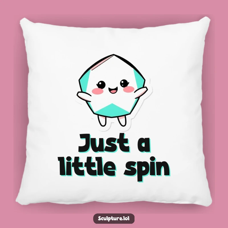 Comfy Funny Geometric Shape Pillow: Snuggle with Silliness