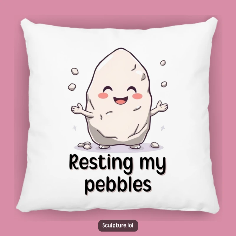 Cozy Funny Rock Juggler Pillow: Comfort with a Smile