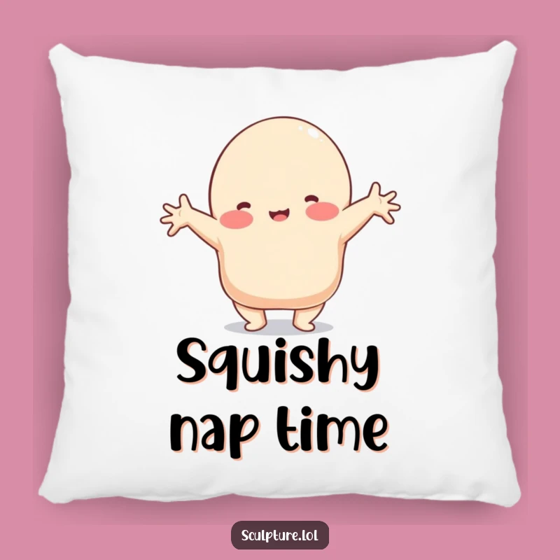 Cozy Funny Clay Blob Pillow: Comfort in Every Curve