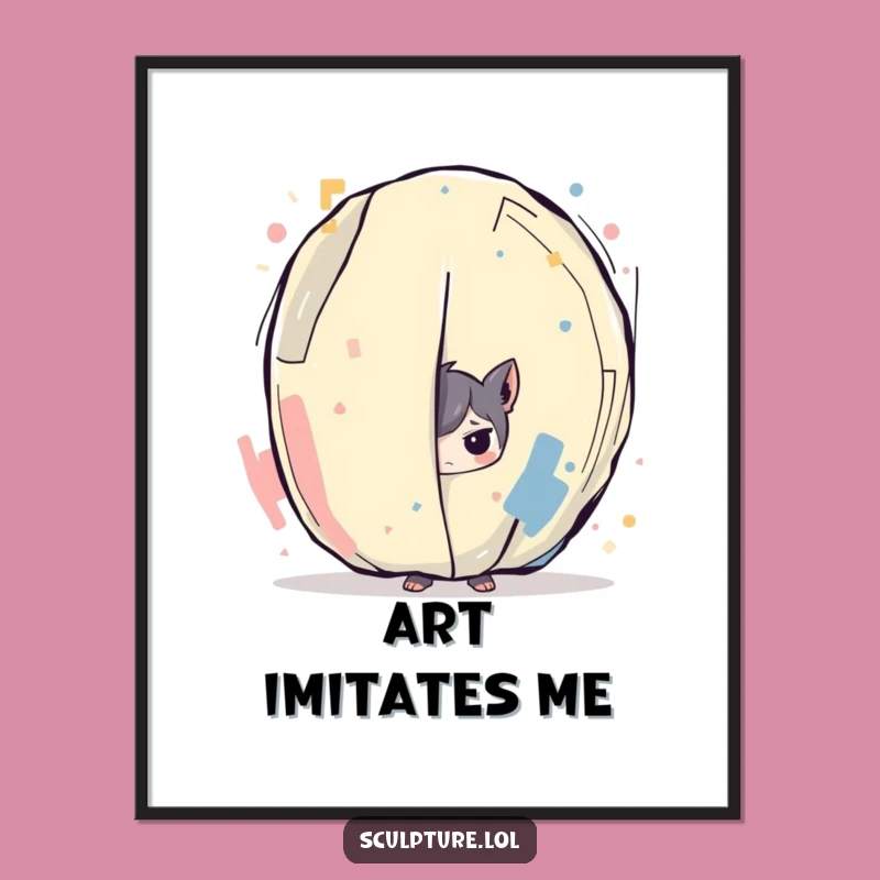 Funny Digital Art - Mischievous Character & Abstract Masterpiece