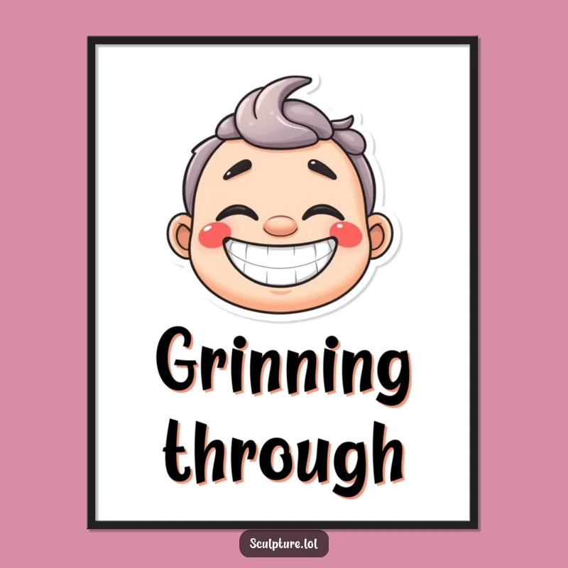 Funny Plaster Cast Poster - Cheerful Art for a Speedy Recovery