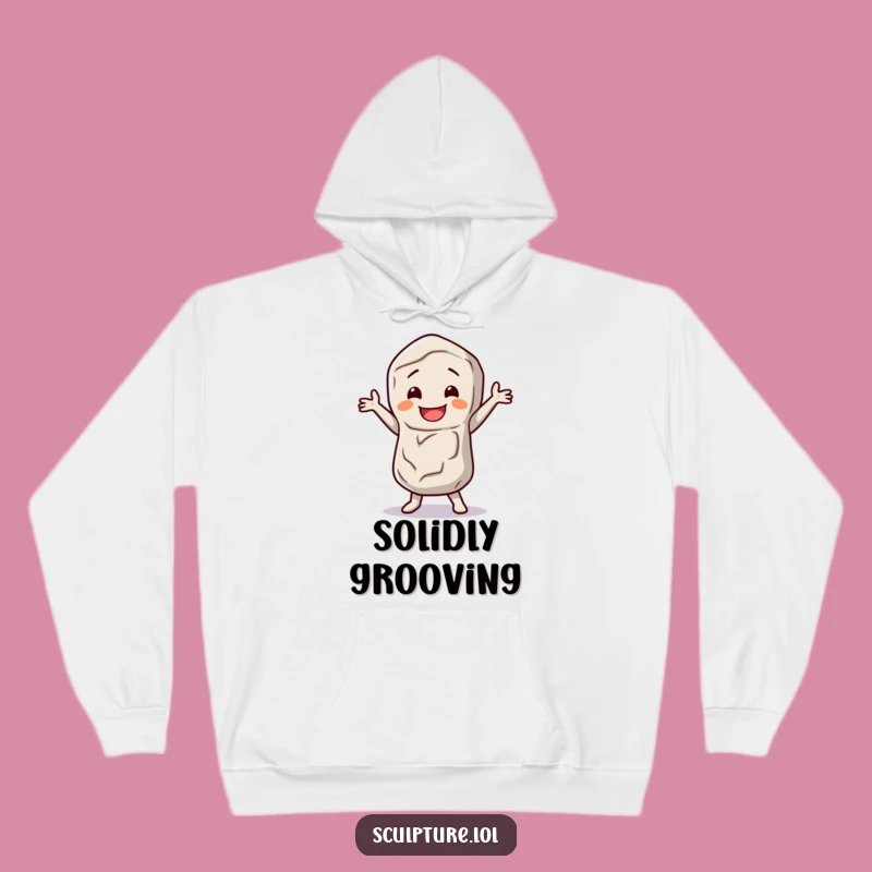Funny Stone Figure Hoodie: Cozy Gift for the Dancing Soul