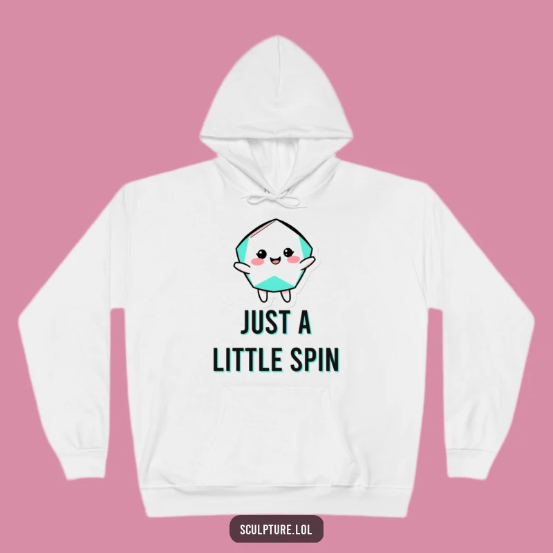 Cozy Funny Geometric Shape Hoodie: Spin into Comfort