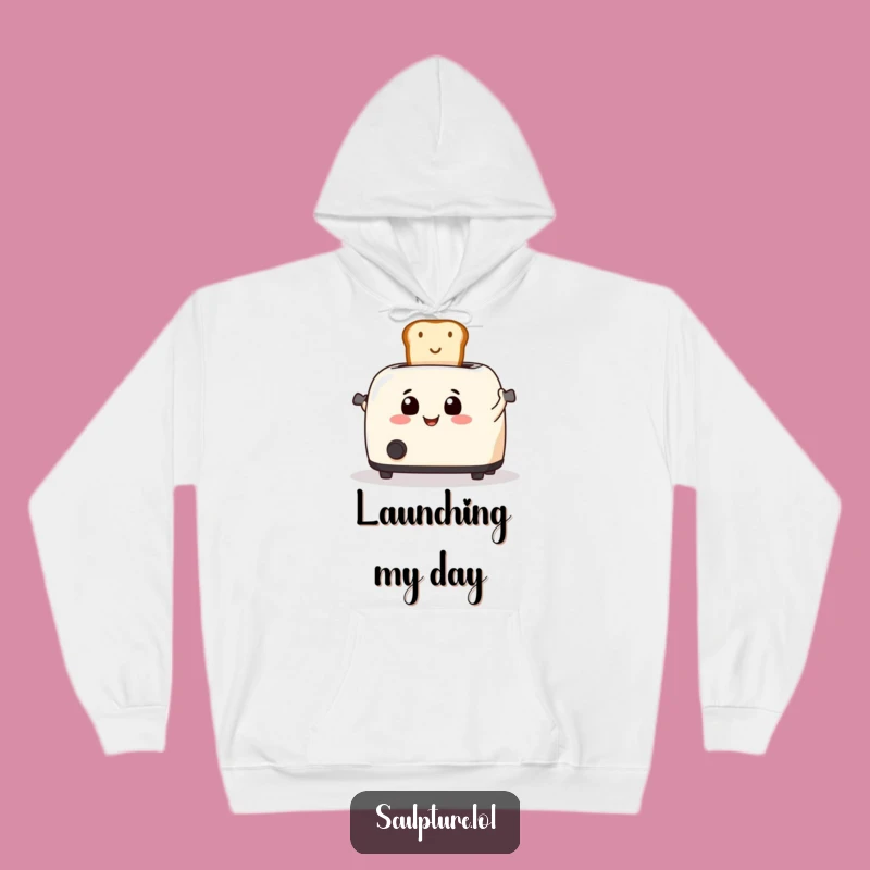 Funny Toaster Toast Hoodie: Cozy Breakfast Sweatshirt, Great Funny Gift
