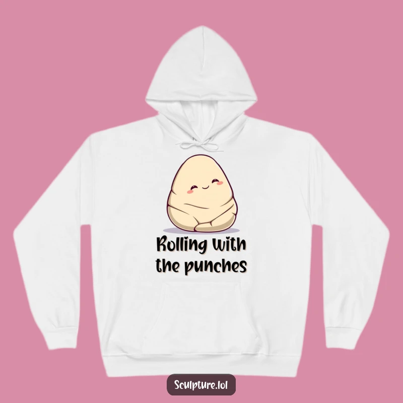 Funny Smooth Stone Hoodie: Cozy Roll Comfort, Perfect Funny Gift for Relaxers