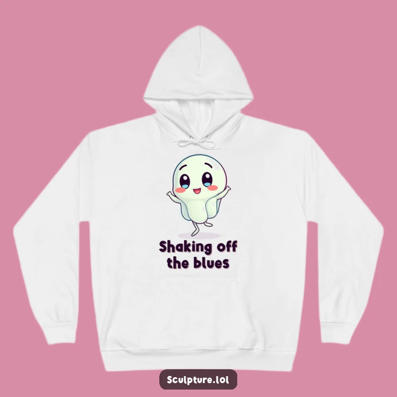 Funny Wobbling Jelly Hoodie - Cozy Jigging Character Sweatshirt