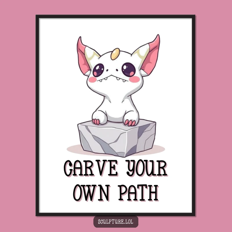 Free Printable Creature Wall Art: Bizarre Marble Reveal Downloadable Art