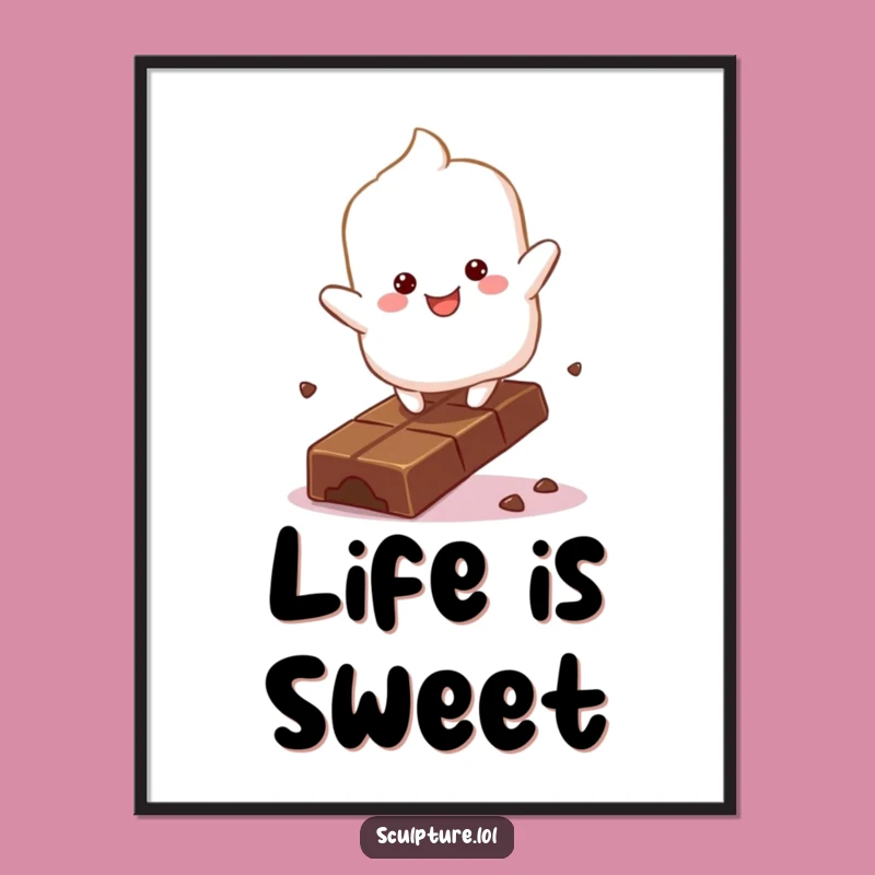 Free Printable Marshmallow Art: Sweet and Fluffy Downloadable Wall Art for Whimsical Decor