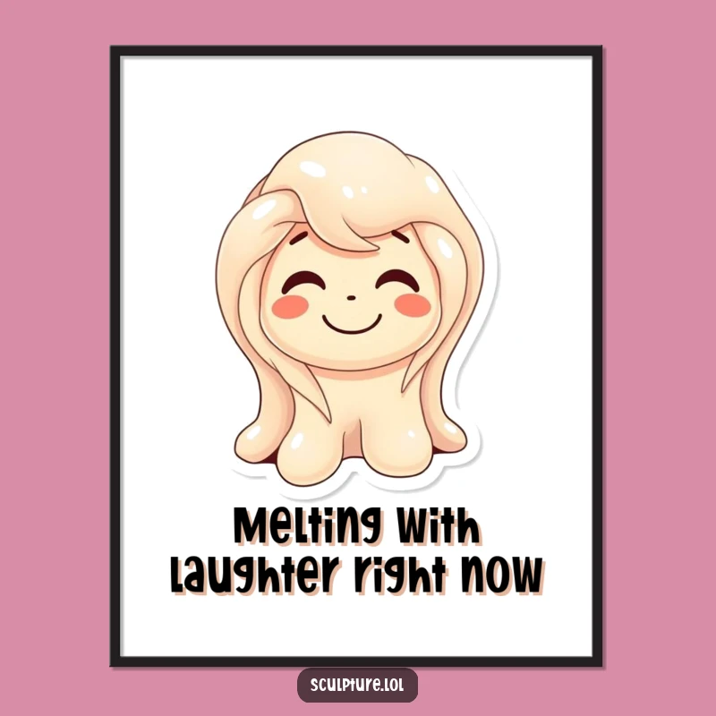 Free Printable Melting Wax Wall Art: Amusing Downloadable Decor for Whimsy