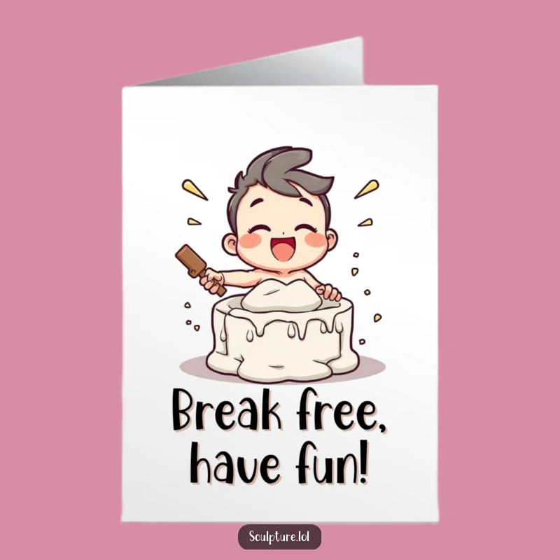 Free Printable Birthday Card: Joyful Smashing Mold Funny Downloadable Gift