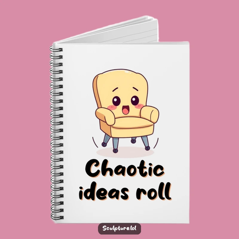 Funny Out of Control Chair Notebook: Hilarious Journal for Wild Ideas, Perfect Funny Gift