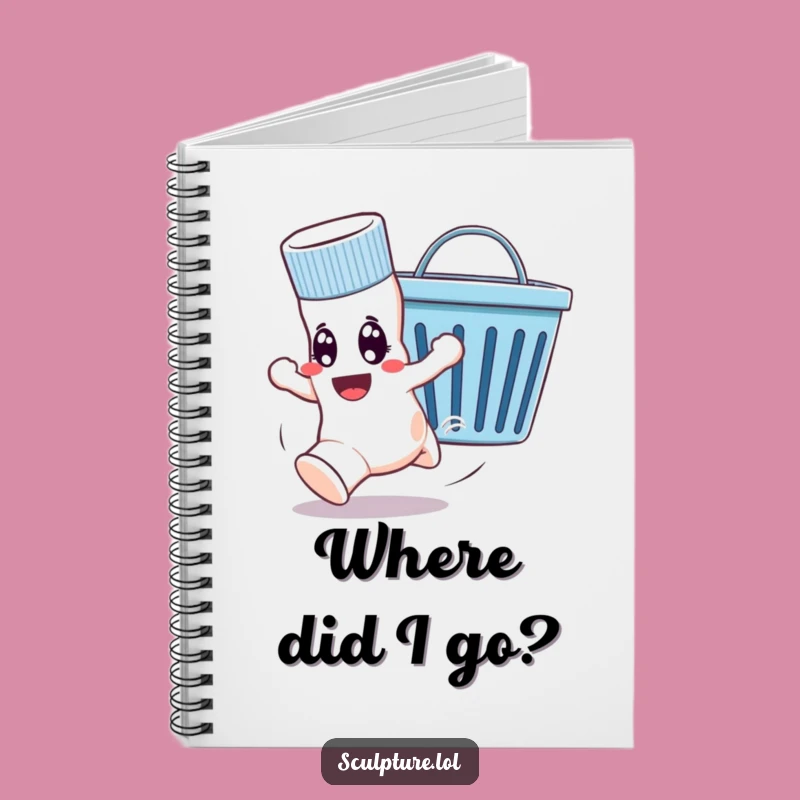 Funny Runaway Sock Notebook: Hilarious Journal for Laundry Day Thoughts, Perfect Funny Gift