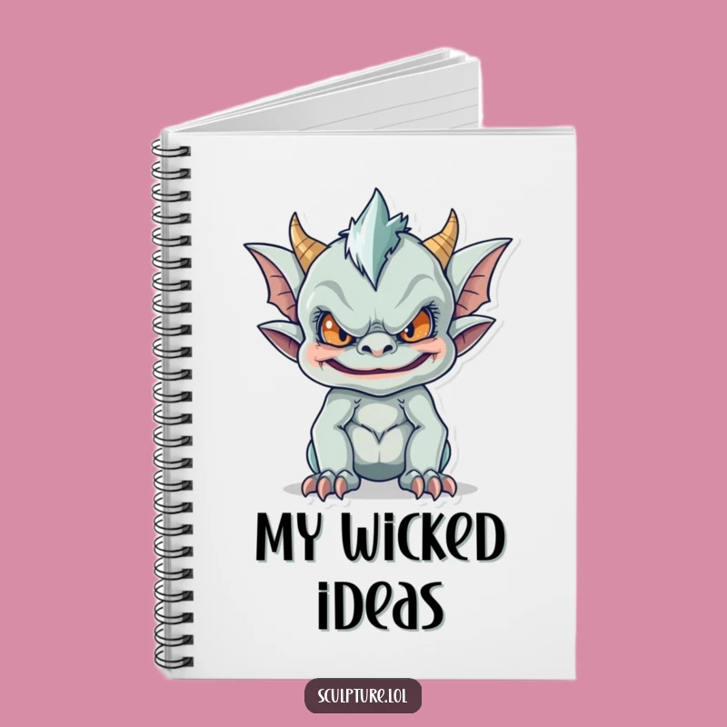 Funny Gargoyle Notebook: Jot Down Mischief, Funny Gift