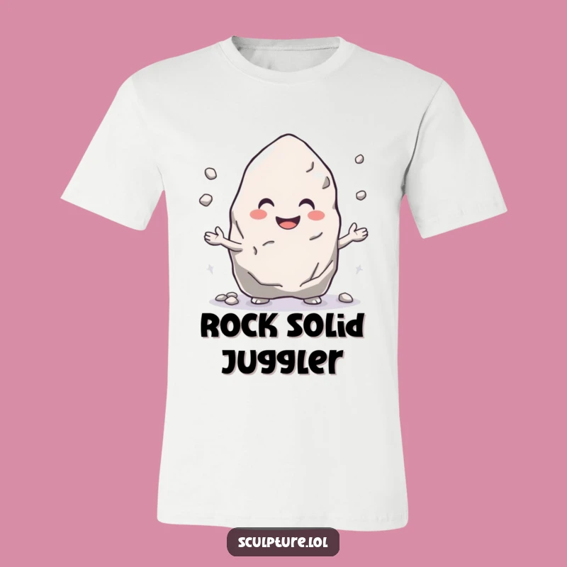 Funny Rock Juggler T-Shirt: Keep on Juggling Life