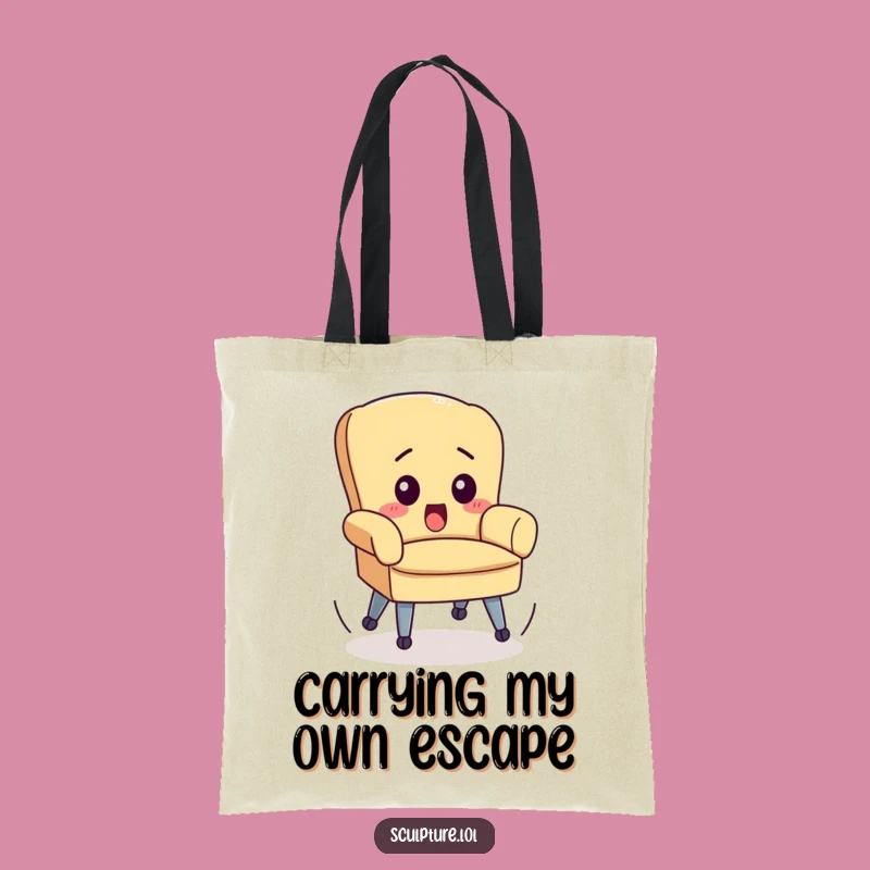 Funny Out of Control Chair Tote Bag: Hilarious Carry-All, Ideal Funny Gift