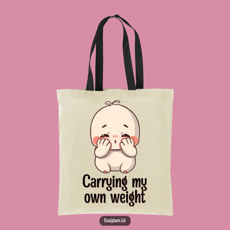 Funny Chubby Clay Tote: Delightful Smush Bag, Ideal Funny Gift for Treat Lovers