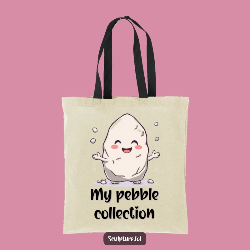 Funny Rock Juggler Tote Bag: Carry Your Joyful Pebbles
